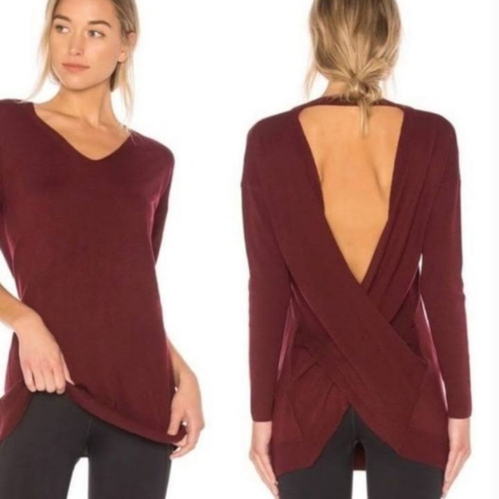 Vimmia Long Sleeves Shavasana Reversible Sweater Sz S